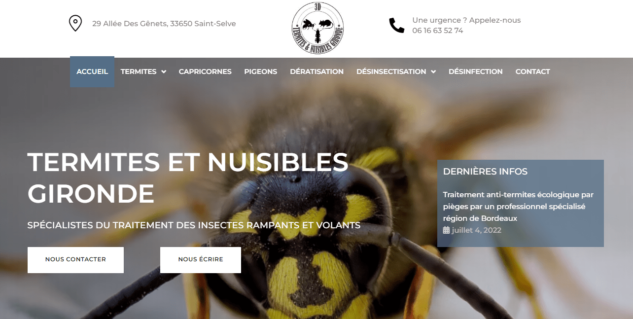Termites et Nuisibles Gironde, Portets